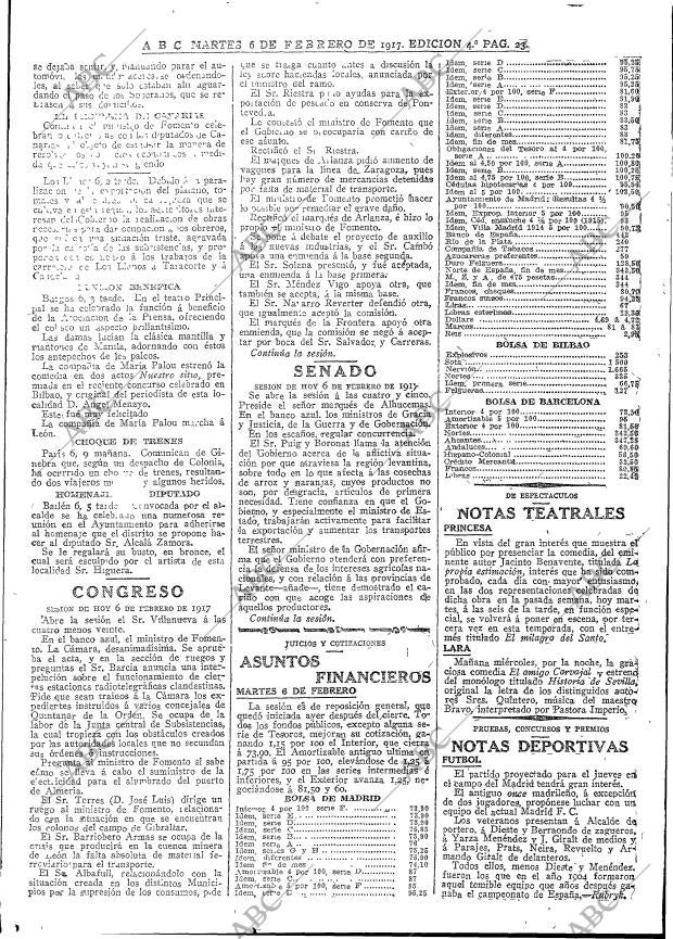 ABC MADRID 06-02-1917 página 23