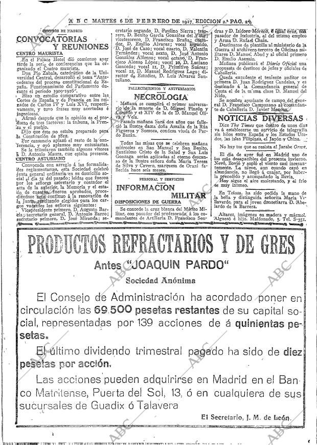 ABC MADRID 06-02-1917 página 24
