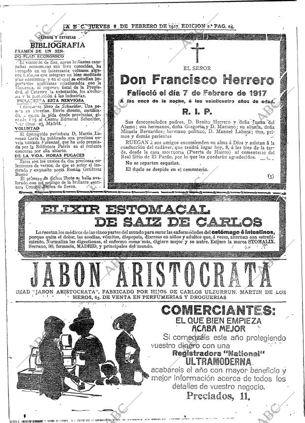 ABC MADRID 08-02-1917 página 24