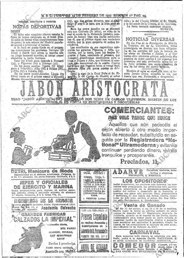 ABC MADRID 15-02-1917 página 24