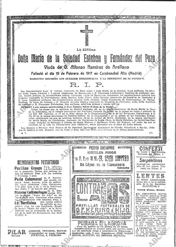 ABC MADRID 15-02-1917 página 28