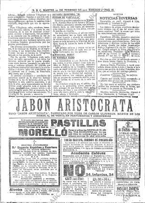 ABC MADRID 20-02-1917 página 18