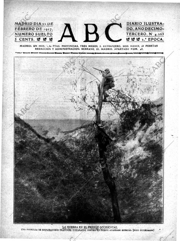 ABC MADRID 22-02-1917 página 1