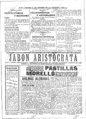 ABC MADRID 23-02-1917 página 20