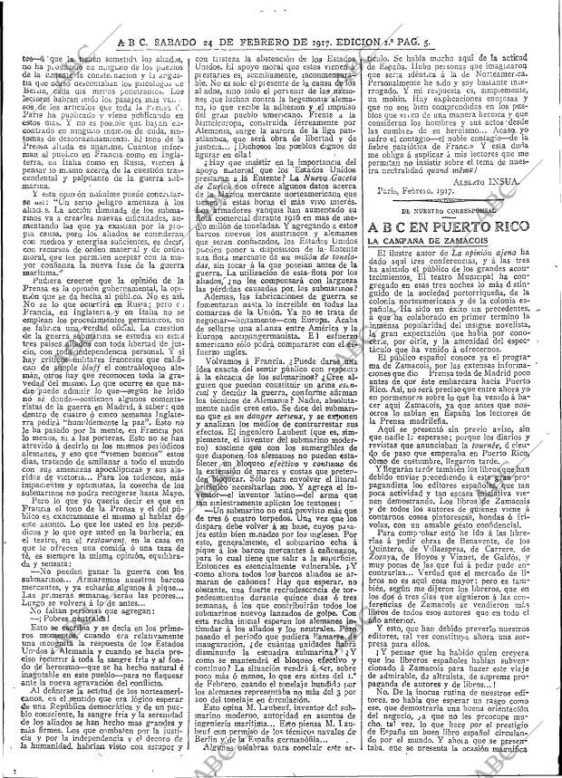 ABC MADRID 24-02-1917 página 5