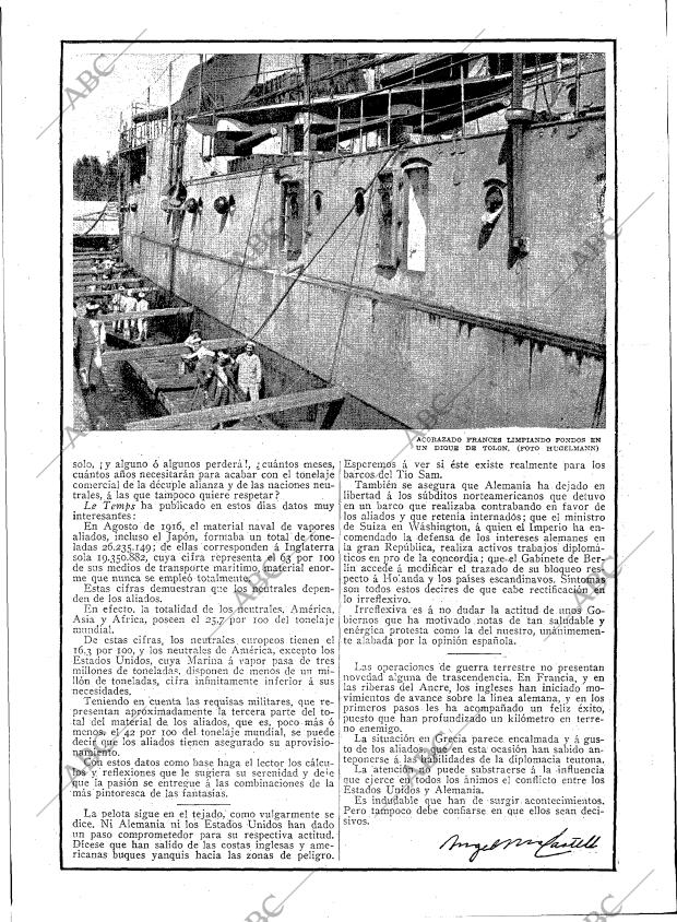BLANCO Y NEGRO MADRID 25-02-1917 página 13