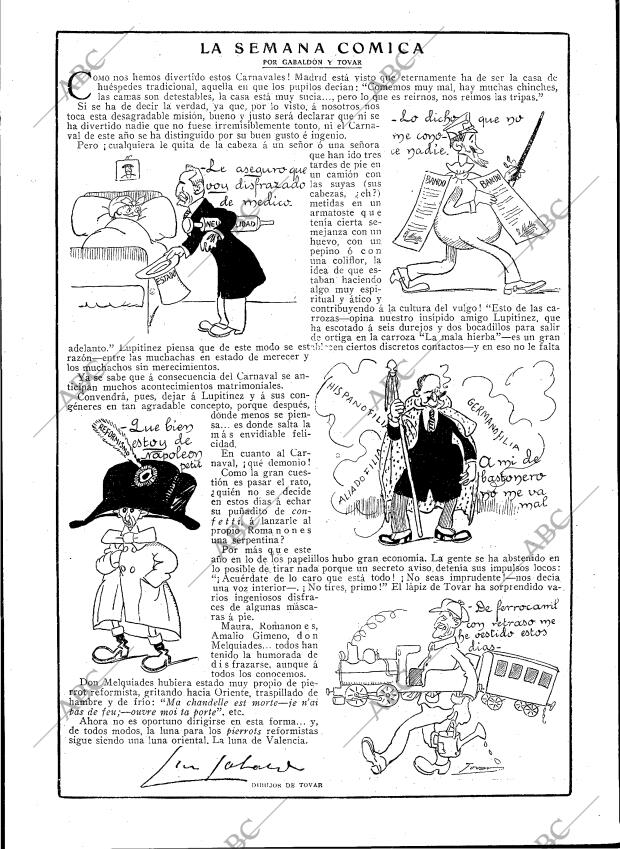 BLANCO Y NEGRO MADRID 25-02-1917 página 25