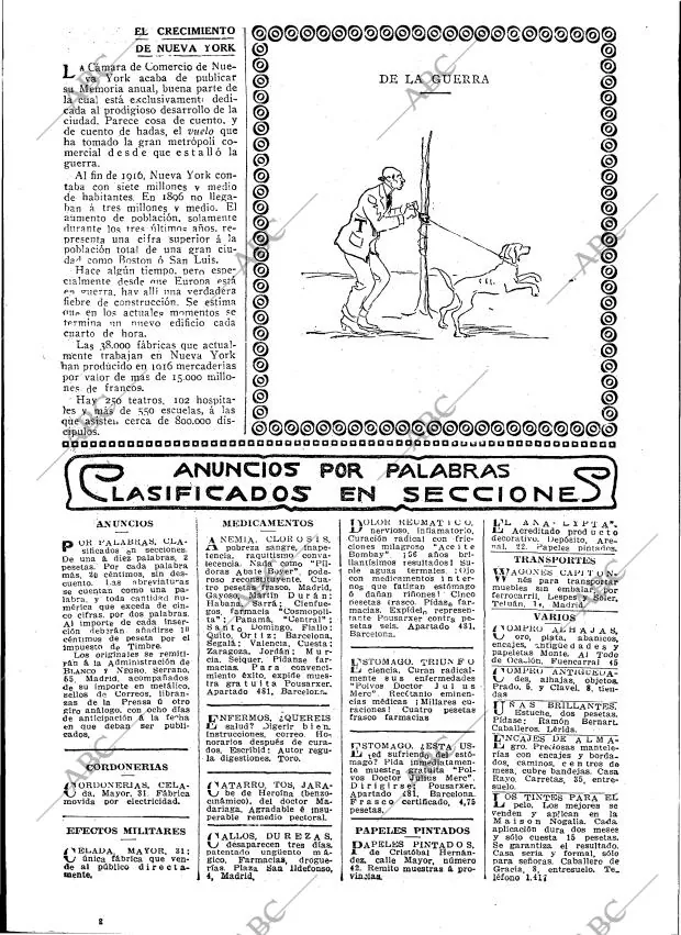 BLANCO Y NEGRO MADRID 25-02-1917 página 42