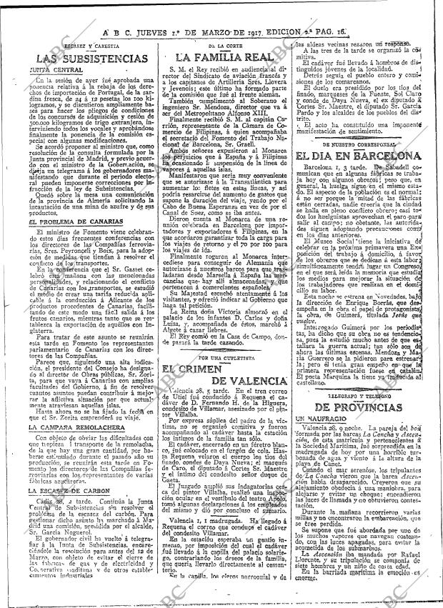 ABC MADRID 01-03-1917 página 16