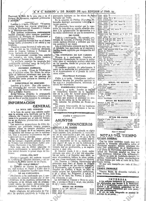 ABC MADRID 03-03-1917 página 19