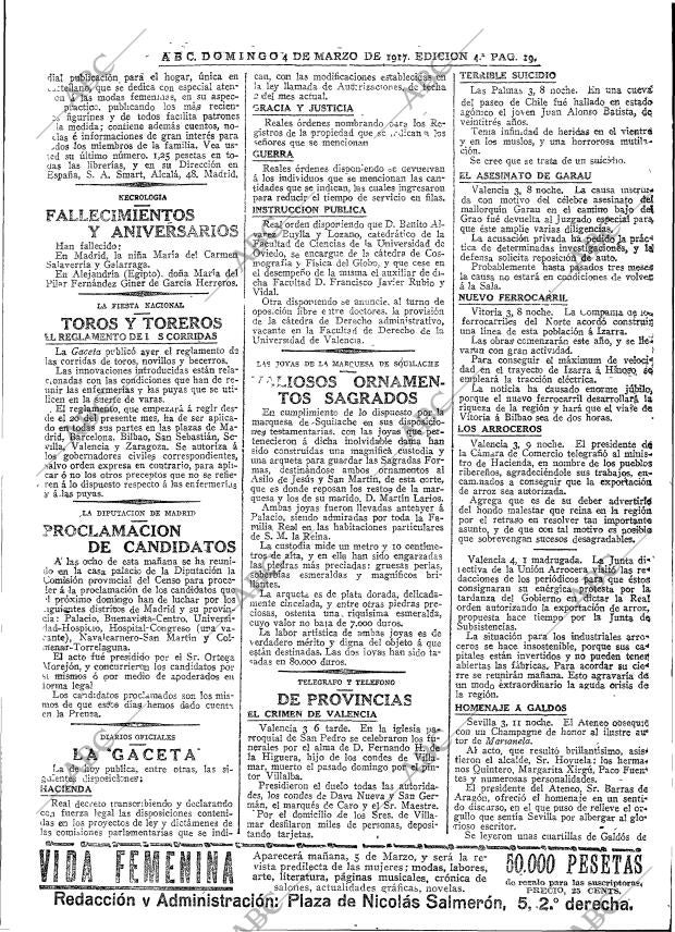 ABC MADRID 04-03-1917 página 19