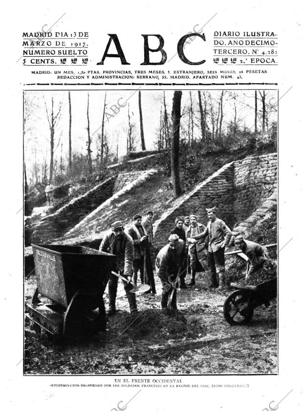 ABC MADRID 13-03-1917 página 1