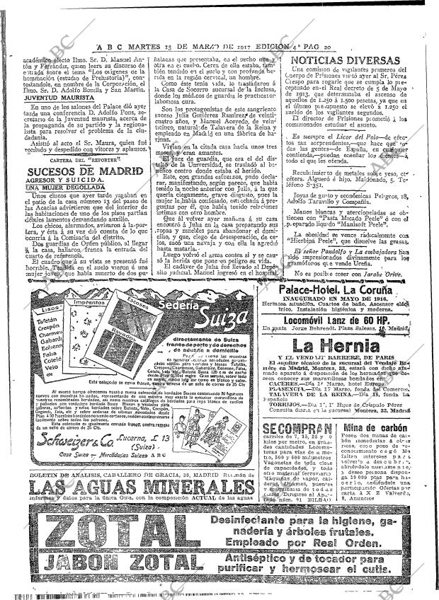 ABC MADRID 13-03-1917 página 20