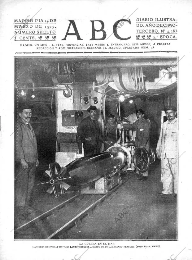 ABC MADRID 14-03-1917 página 1