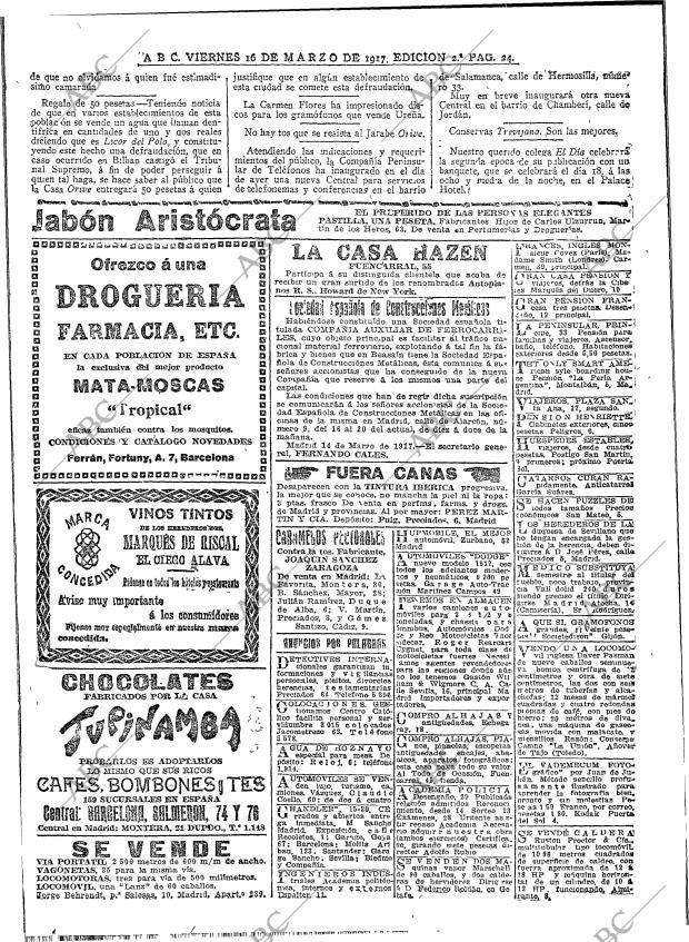 ABC MADRID 16-03-1917 página 24