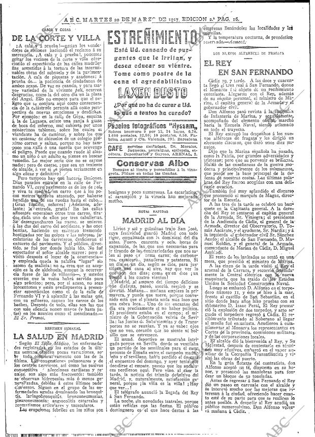 ABC MADRID 20-03-1917 página 16