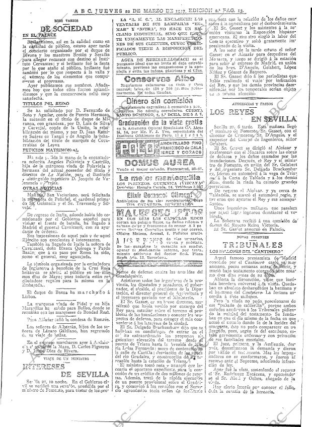 ABC MADRID 22-03-1917 página 13