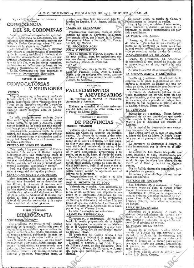ABC MADRID 25-03-1917 página 18