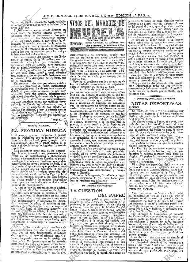 ABC MADRID 25-03-1917 página 7