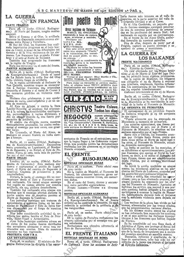 ABC MADRID 27-03-1917 página 9