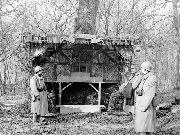 Altar de nuestra Señora del Bosque, Improvisado por los Soldados Franceses en la...