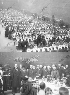 aspecto que Ofrecía el frontón municipal de atocha durante la comida con que...