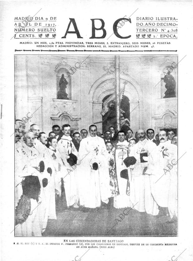ABC MADRID 09-04-1917 página 1