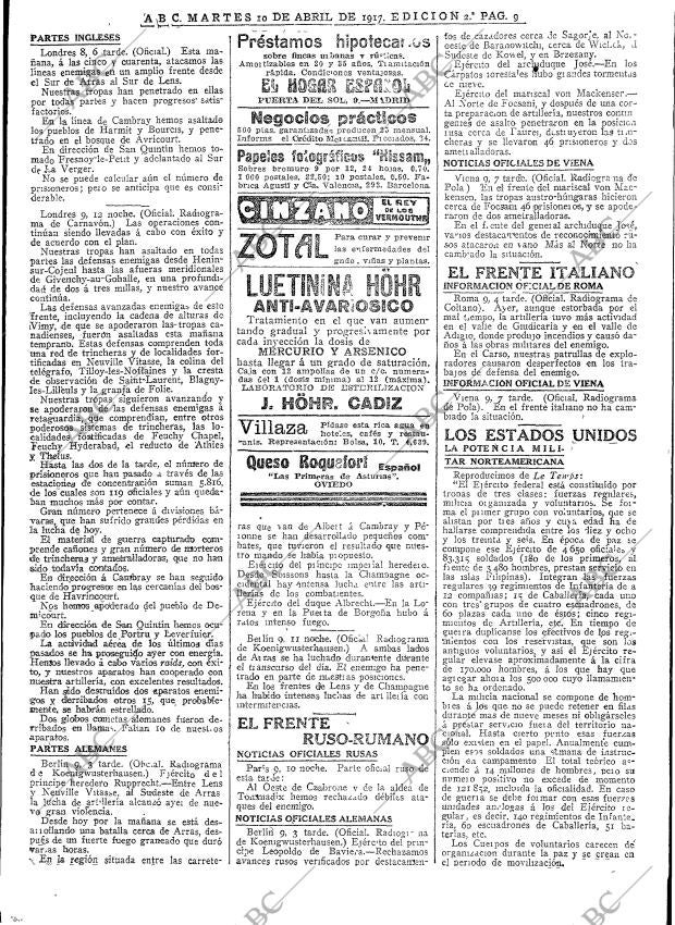 ABC MADRID 10-04-1917 página 9