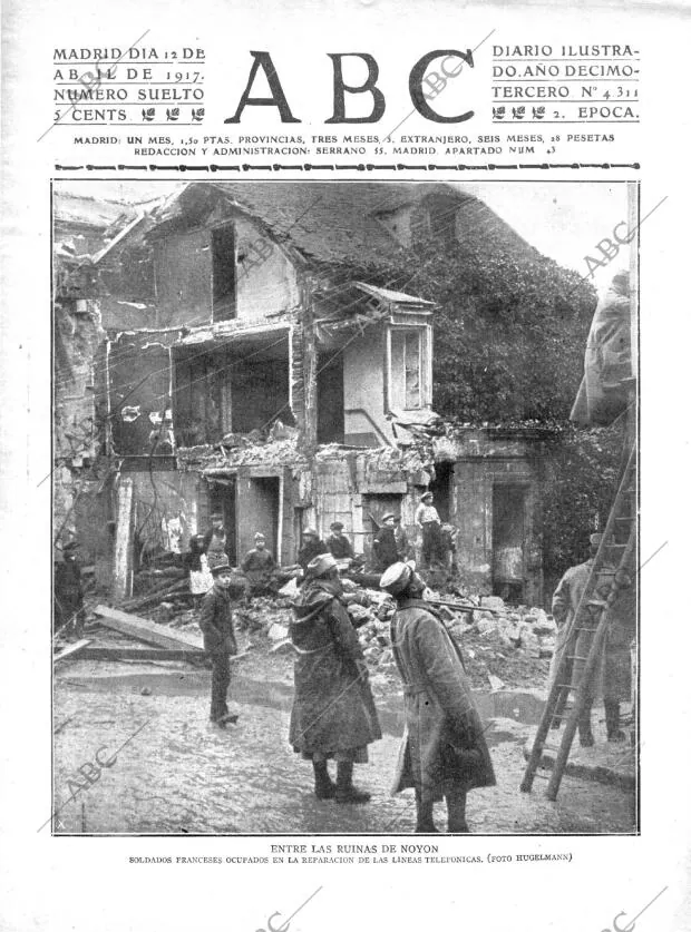 ABC MADRID 12-04-1917 página 1