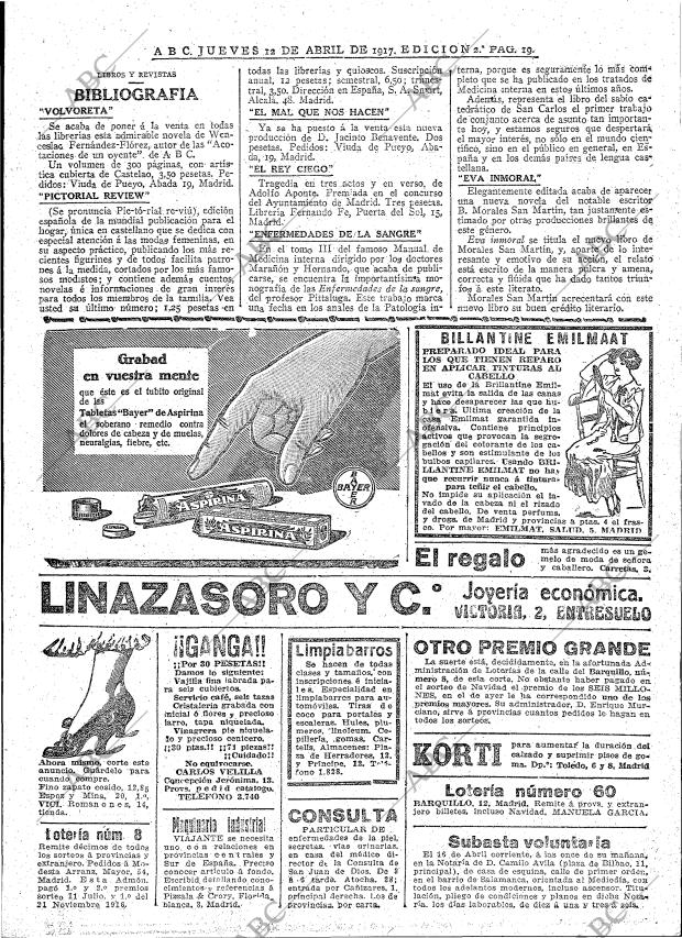 ABC MADRID 12-04-1917 página 19