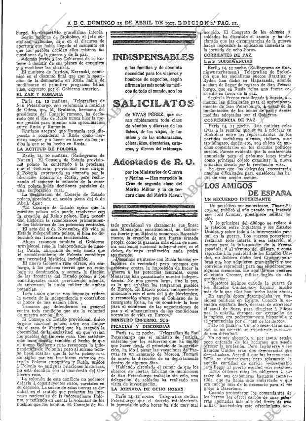 ABC MADRID 15-04-1917 página 11