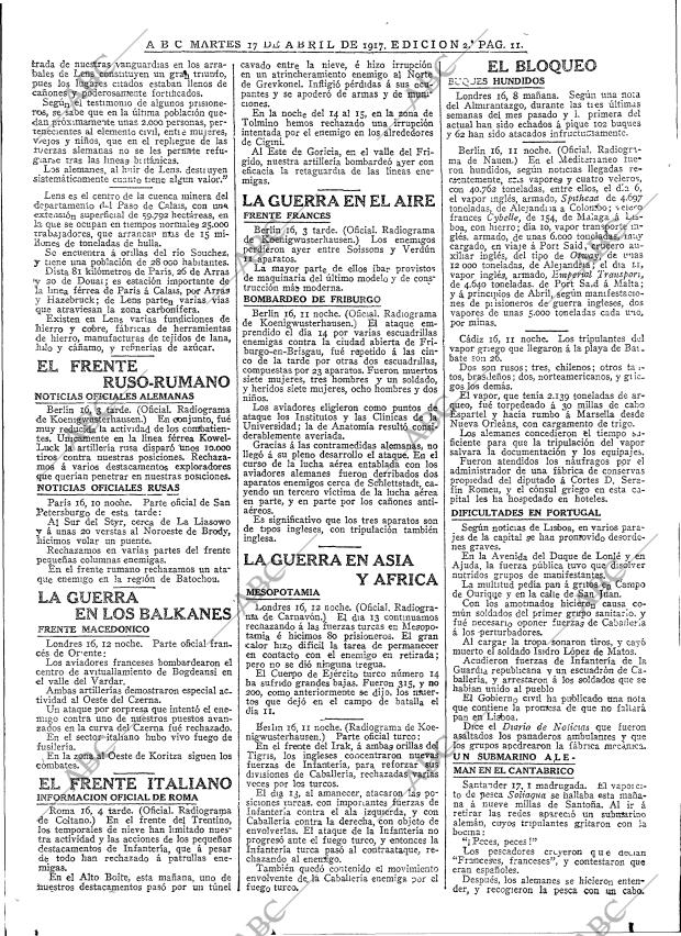 ABC MADRID 17-04-1917 página 11