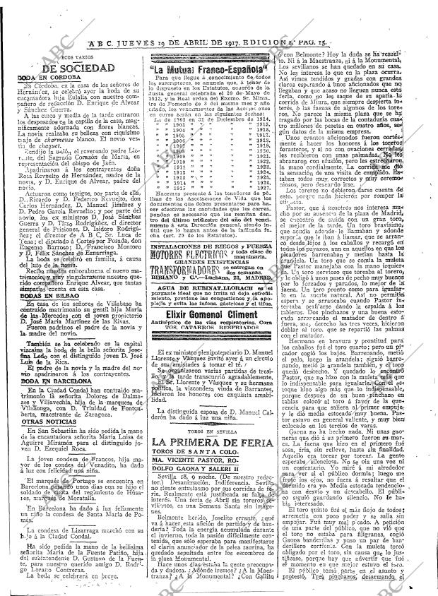 ABC MADRID 19-04-1917 página 15