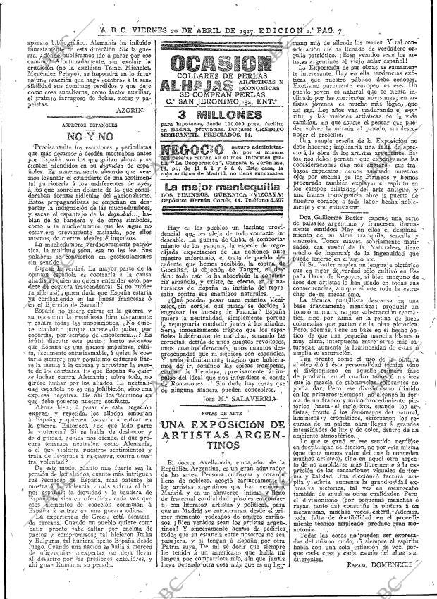 ABC MADRID 20-04-1917 página 7