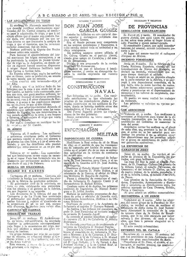 ABC MADRID 28-04-1917 página 15