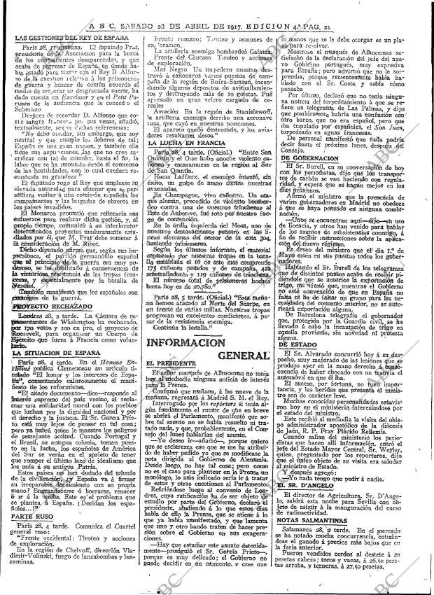 ABC MADRID 28-04-1917 página 21