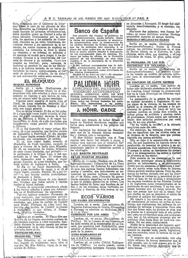 ABC MADRID 28-04-1917 página 8