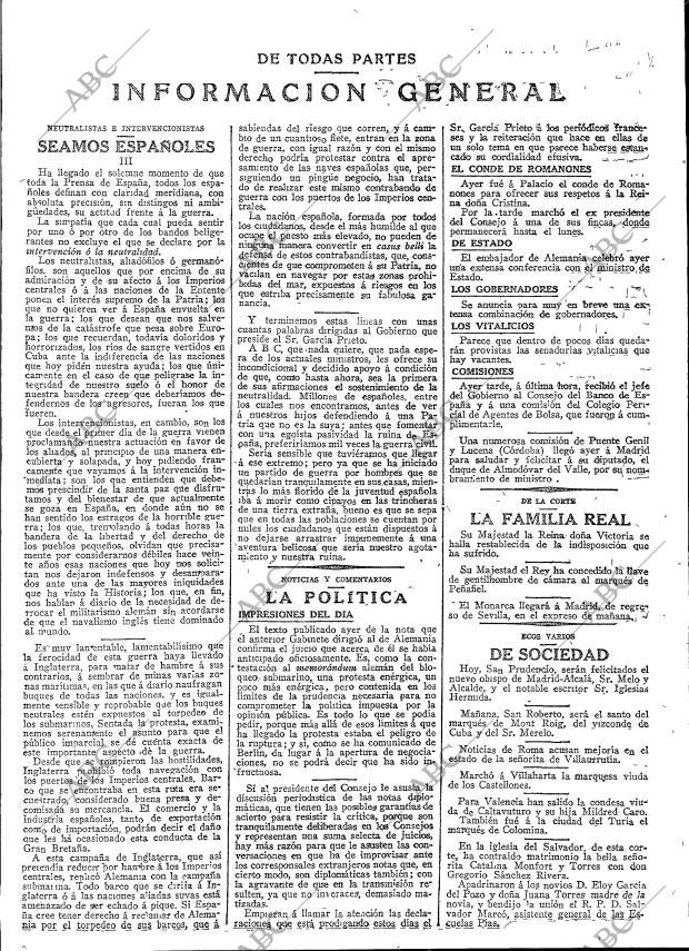 ABC MADRID 28-04-1917 página 9