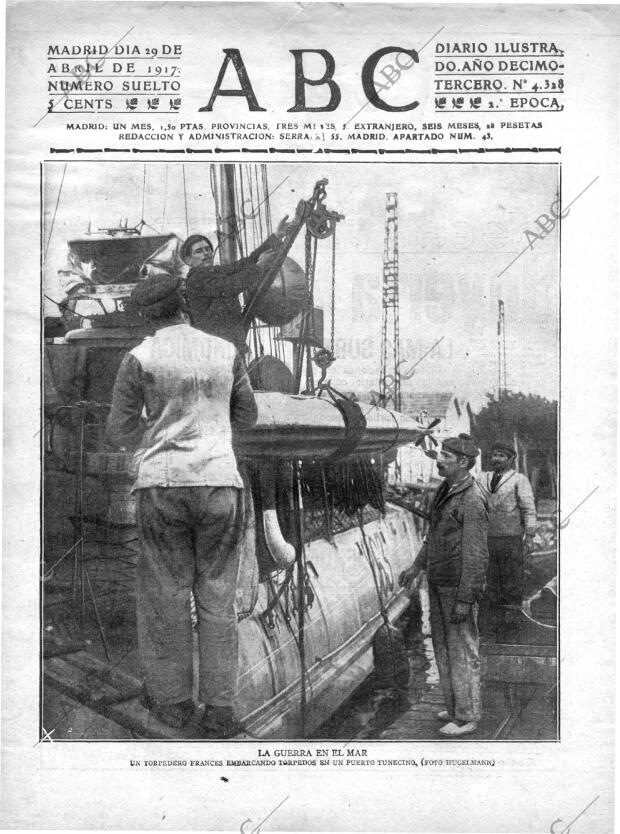ABC MADRID 29-04-1917 página 1