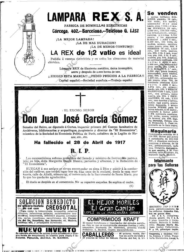 ABC MADRID 29-04-1917 página 22