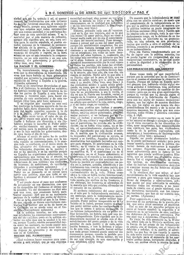 ABC MADRID 29-04-1917 página 6