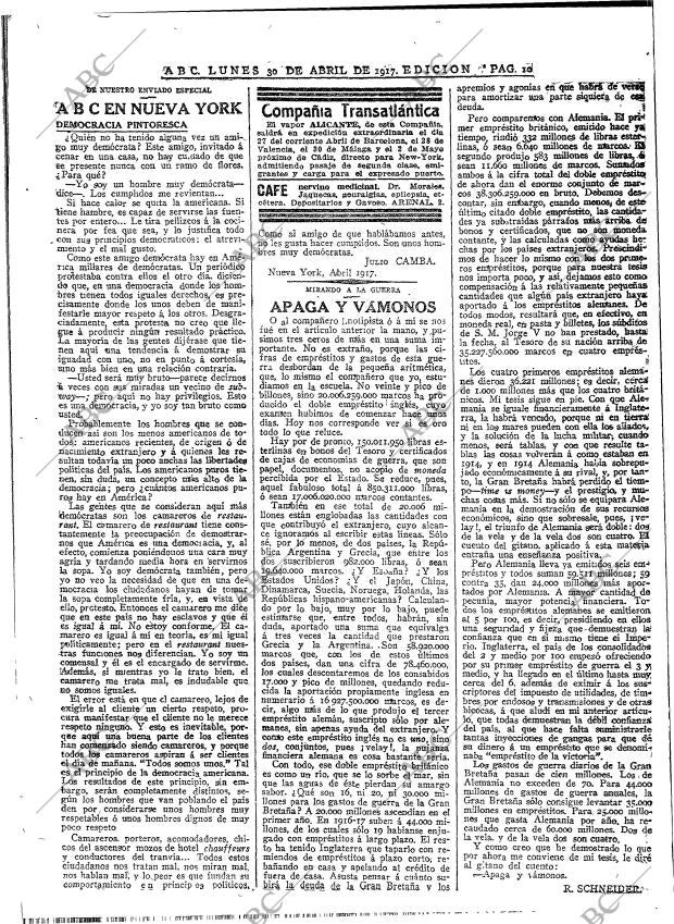 ABC MADRID 30-04-1917 página 10