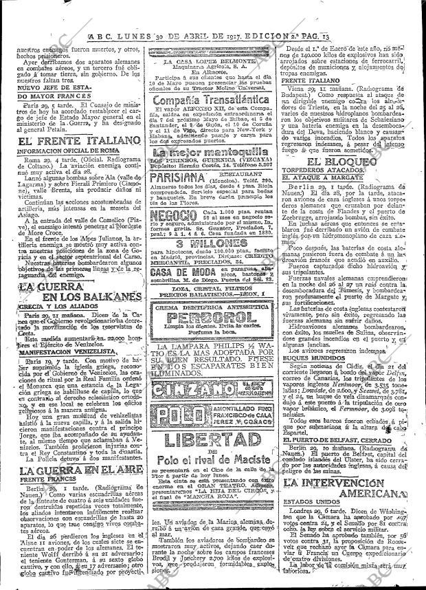ABC MADRID 30-04-1917 página 13