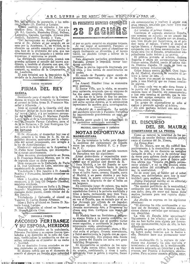 ABC MADRID 30-04-1917 página 16