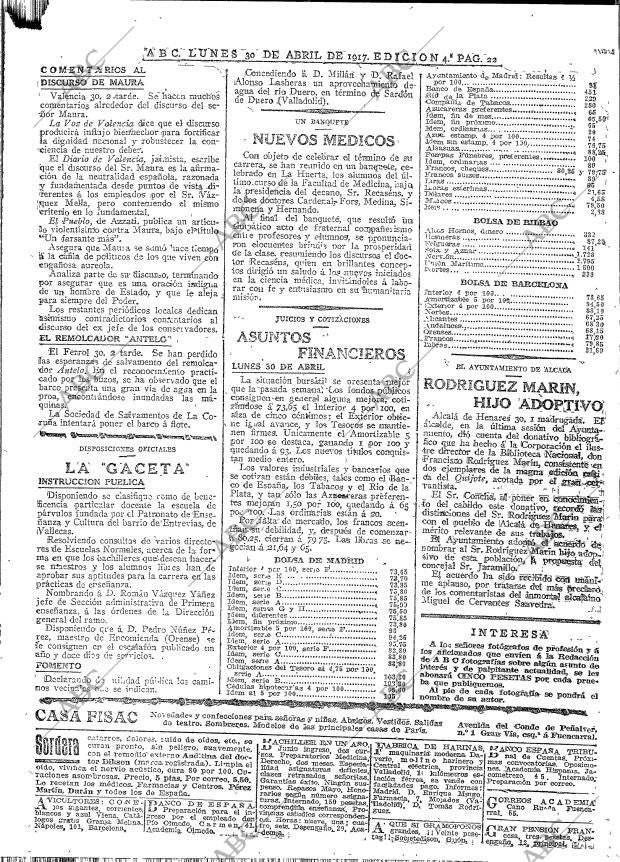 ABC MADRID 30-04-1917 página 22