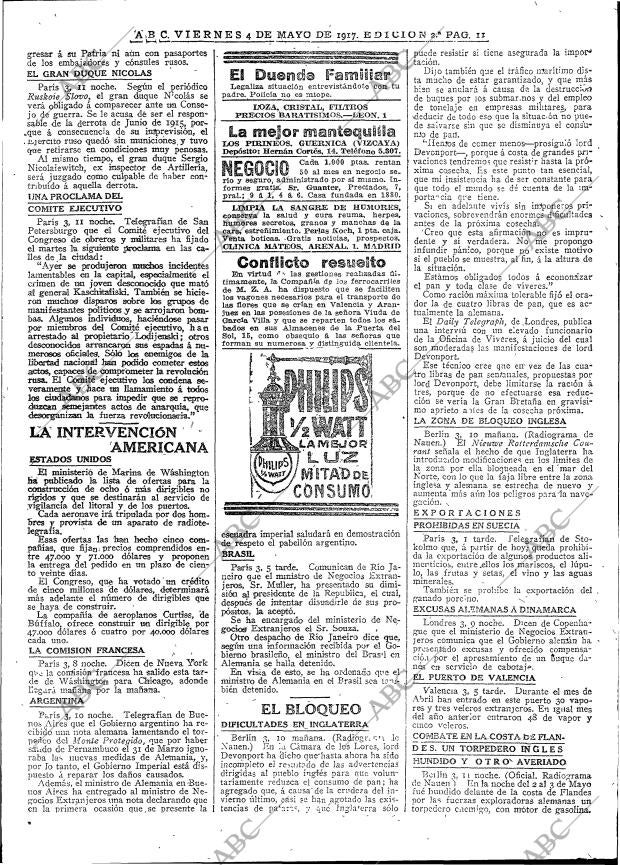 ABC MADRID 04-05-1917 página 11