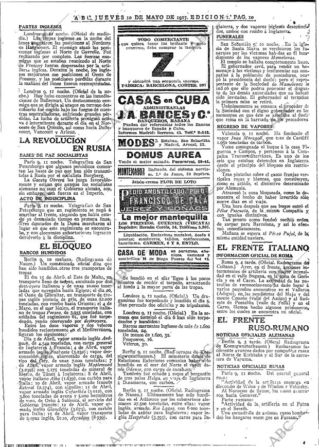 ABC MADRID 10-05-1917 página 10