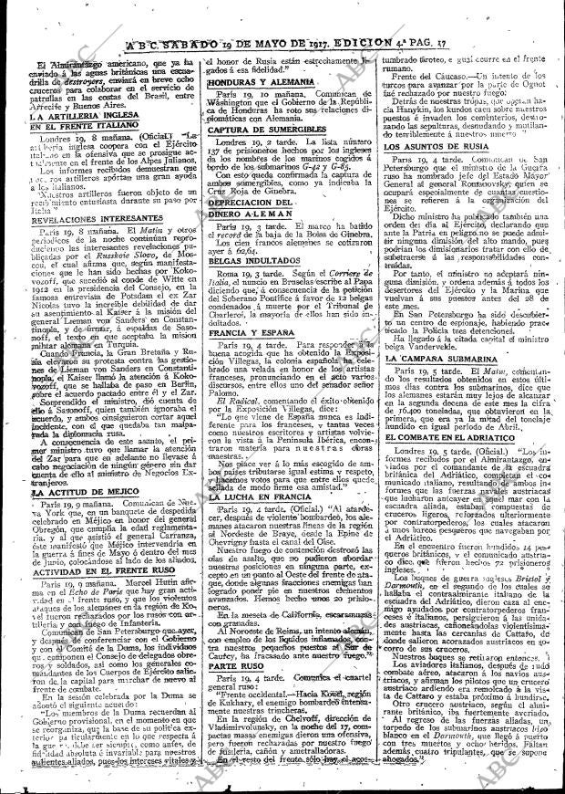 ABC MADRID 19-05-1917 página 17