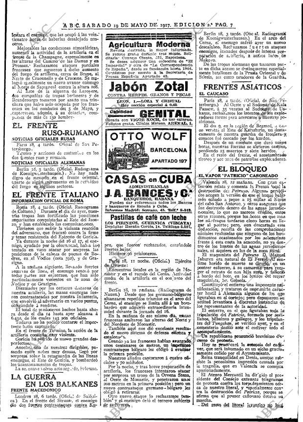 ABC MADRID 19-05-1917 página 7