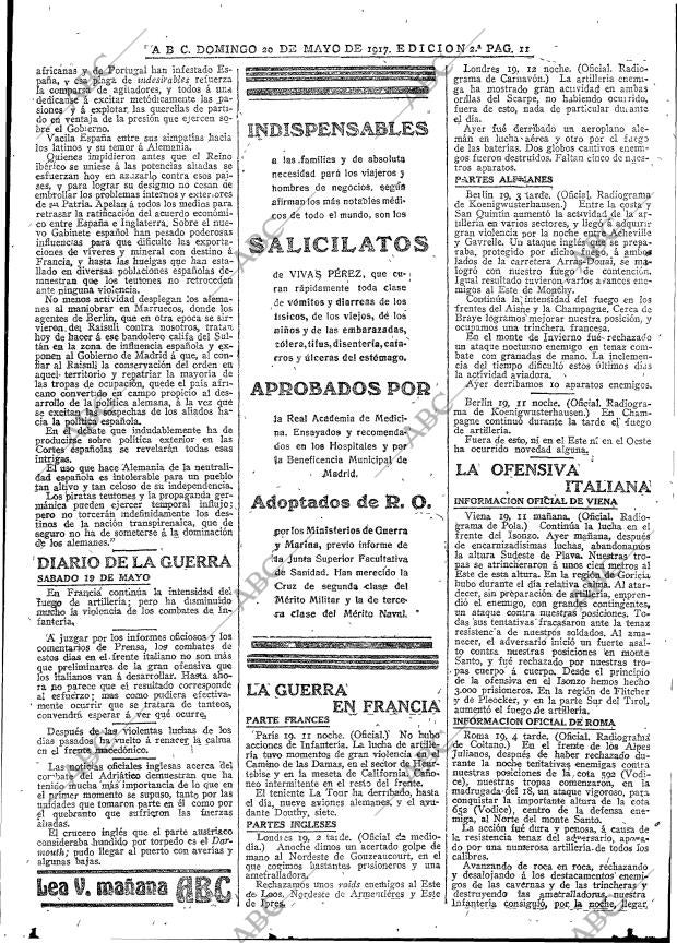 ABC MADRID 20-05-1917 página 11